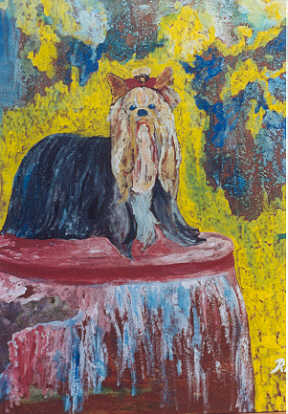 Iris de Coramonte   90x65 cm